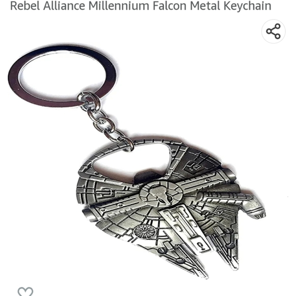 MILLENNIUM Falcon bottle opener keychain rebel alliance - Picture 7 of 7